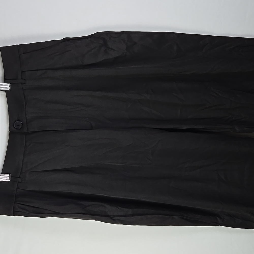 SweatyRocks Pleated Wide Leg Trousers Black Size L New with Tags Dress Pants - Picture 2 of 11
